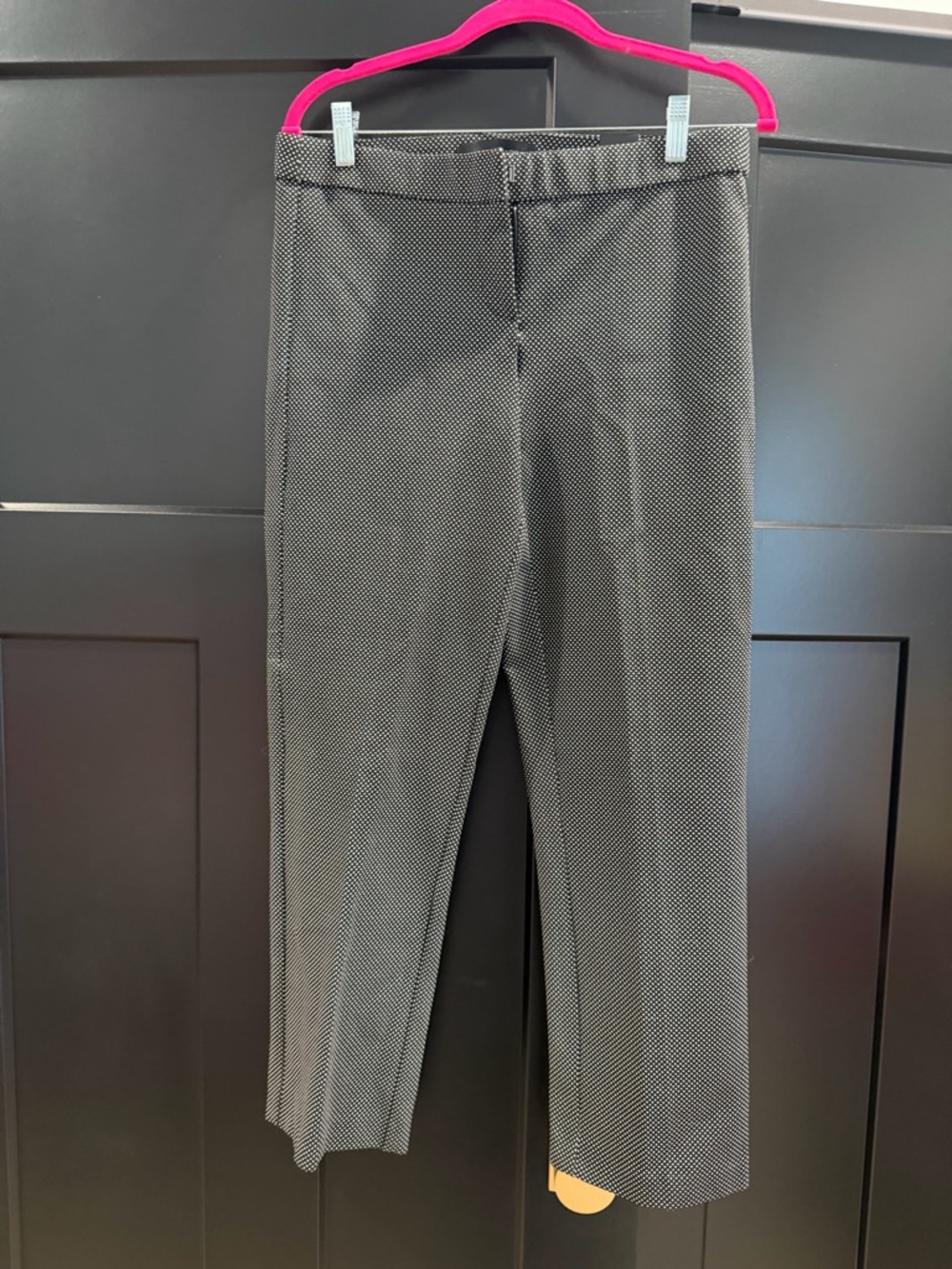 Amanda & Chelsea Black and White Ankle Cropped Pants